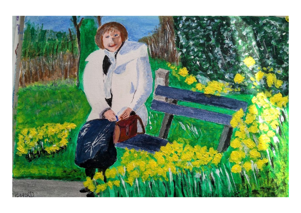 A special painting for a special person